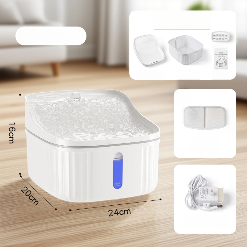 Διανομέας νερού κατοικιδίων, μάρκα TALLFLY, μοντέλο OP-1002, κατάλληλο για σκύλους και γάτες, αποσπώμενος, βάρος 0,65 kg