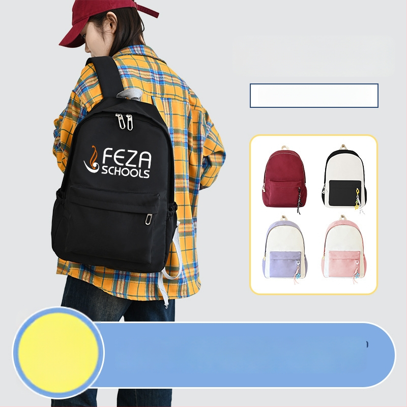 Školski ruksak s prilagođenim logom, kapacitet 20–35L, vodootporan, kompatibilan s 14-inčnim laptopom, materijal: kompozitno platno