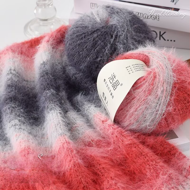 Μικτό νήμα μαλλιού, νήμα σε μπάλες, για ύφανση, Προέλευση: Κίνα