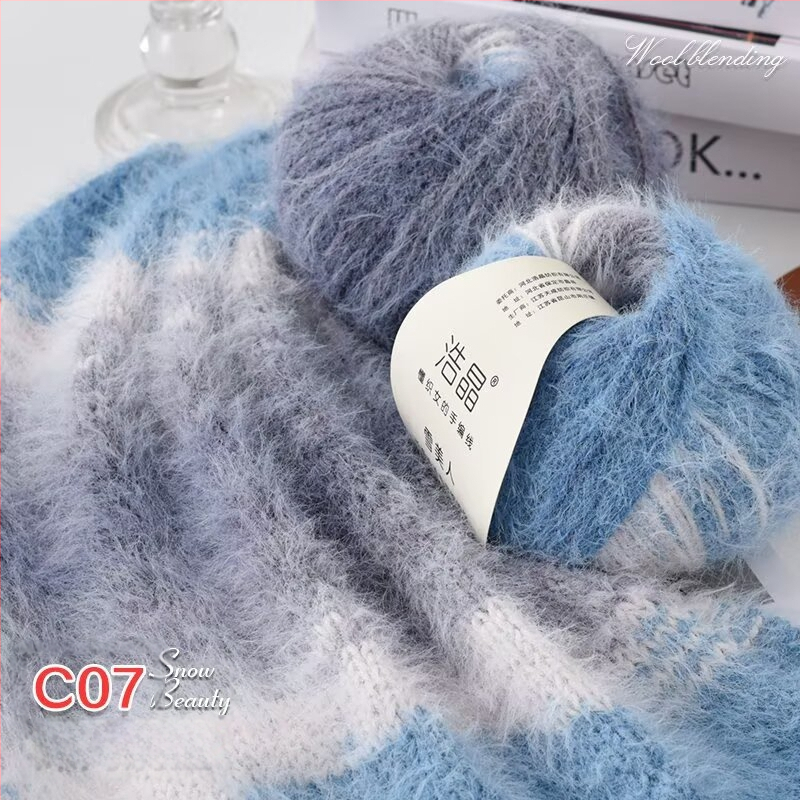 Μικτό νήμα μαλλιού, νήμα σε μπάλες, για ύφανση, Προέλευση: Κίνα