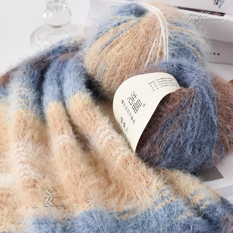 Μικτό νήμα μαλλιού, νήμα σε μπάλες, για ύφανση, Προέλευση: Κίνα