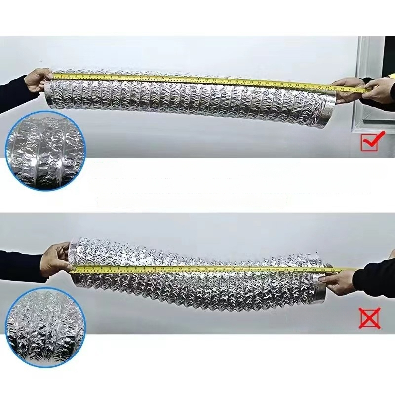 Кухненски тръбопровод за изпускане на въздуха от аспиратор – универсален, алуминиево фолио, дебелостен тръбопровод, изход за въздух (Модел: Other; Инсталация: консултация с обслужване на клиенти; Размери: консултация; Нетно тегло: консултация)