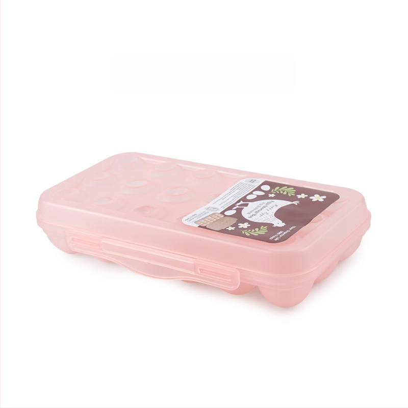 Cutie de depozitare a ouălor pentru camping cu sertar glisant – portabilă, menține prospețimea, etanșă, plastic alimentar