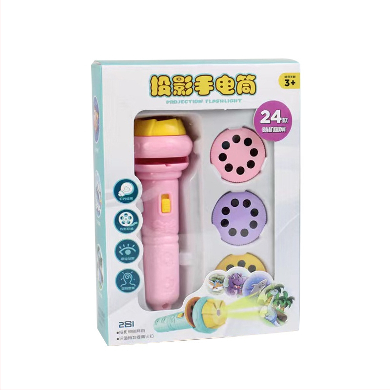 Παιδικό προβολικό φως-παιχνίδι με λάμψη και εκπαιδευτική λειτουργία, προβολέας με κινούμενα σχέδια (πλαστική κατασκευή; 4–6 ετών; λάμψη; εκπαιδευτικό)