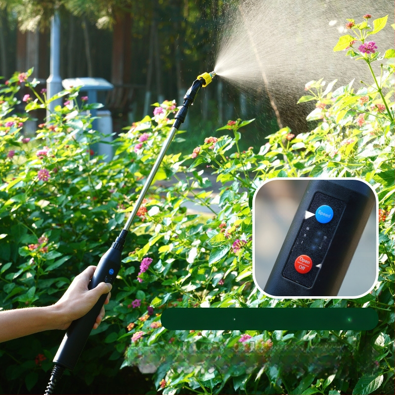 Електрическа пръскачка за поливане – пластмасов корпус, Klaishi, дюза за атомизация, модел KLC-3.7V-TJPQ.