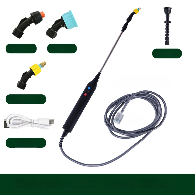 Електрическа пръскачка за поливане – пластмасов корпус, Klaishi, дюза за атомизация, модел KLC-3.7V-TJPQ.