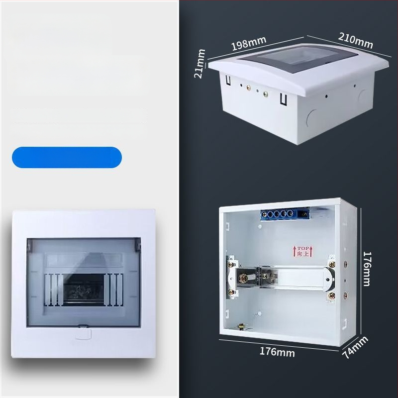 Пластмасов електрически разпределителен корпус PZ30, водоустойчив, за повърхностен или скрит монтаж, защита от течове