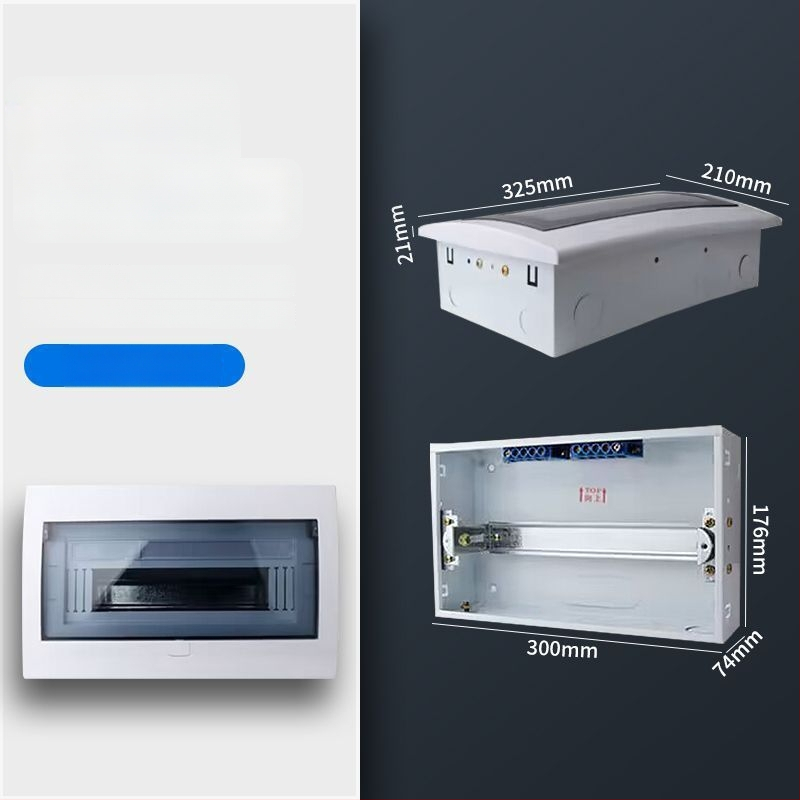 Пластмасов електрически разпределителен корпус PZ30, водоустойчив, за повърхностен или скрит монтаж, защита от течове