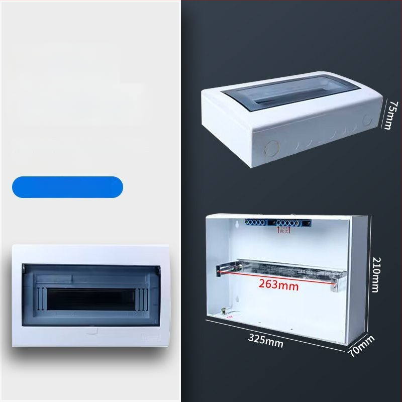 Пластмасов електрически разпределителен корпус PZ30, водоустойчив, за повърхностен или скрит монтаж, защита от течове