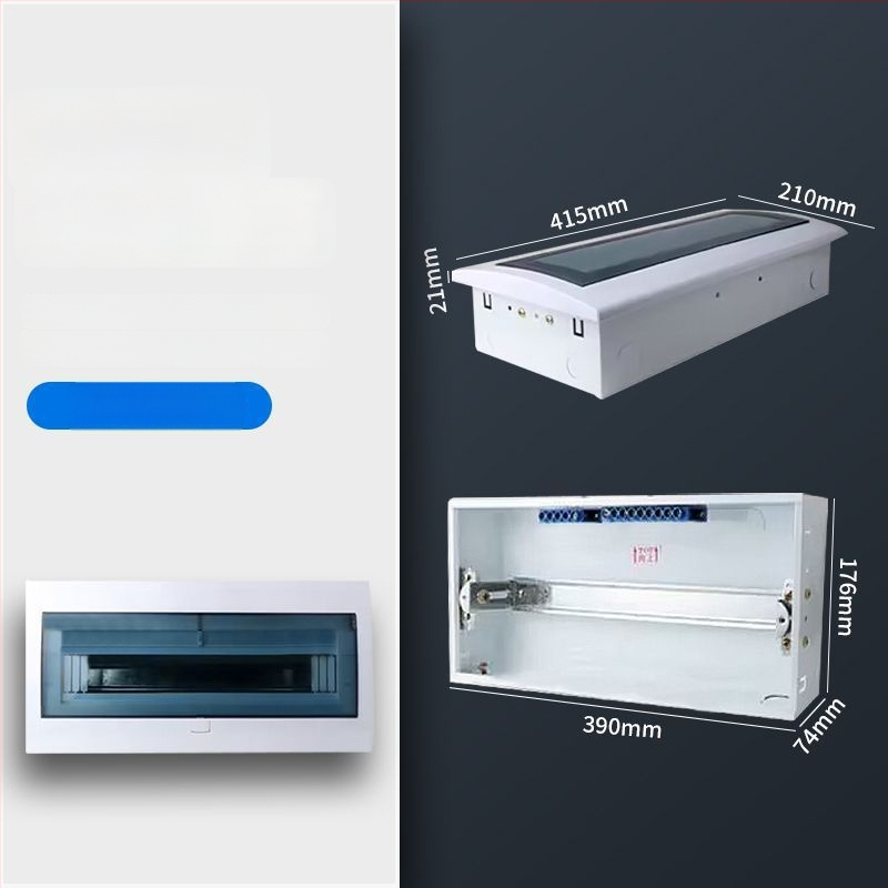 Пластмасов електрически разпределителен корпус PZ30, водоустойчив, за повърхностен или скрит монтаж, защита от течове