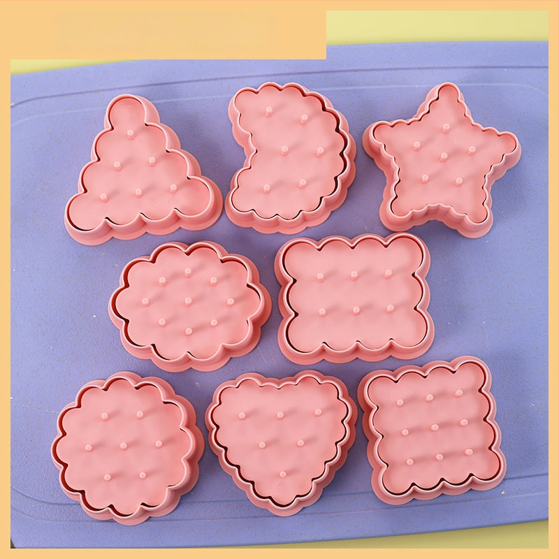 Форма за сладки и хлебчета с вълнообразна дантела и ретро модел за пълнеж; инструмент за фондан и печене