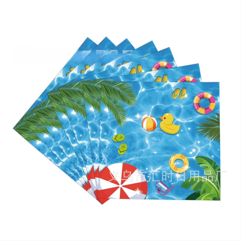 Hui shi комплект еднократни хартиени чинии и подноси, материал: хартия; форма: кръгла; печат на лого: наличен; персонализация: да