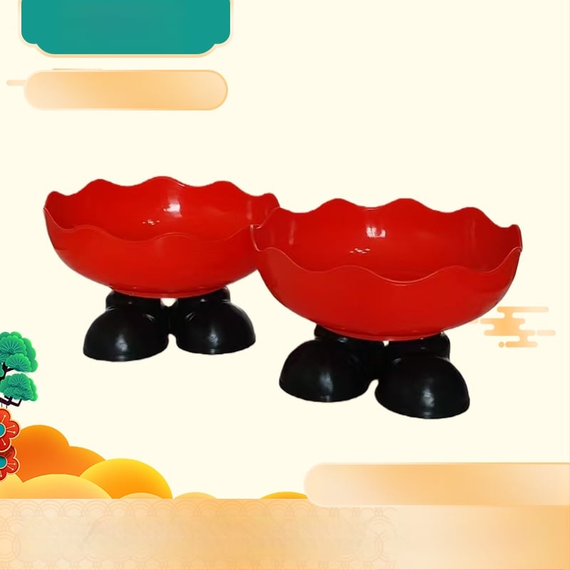Високопоставена плодова чиния с дренаж, PET, свеж и сладък стил, модел с решетка