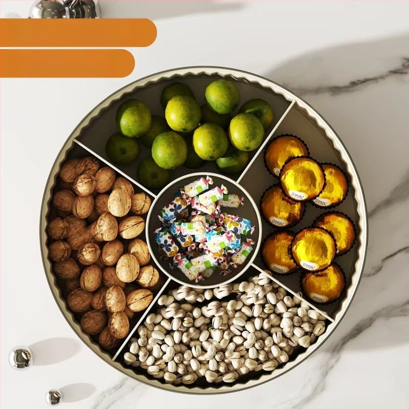 Пластмасова кутия за лакомства и плодова чиния, скандинавски стил, прост дизайн
