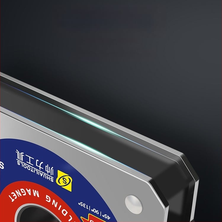 Τριγωνικός προσανατολιστής συγκόλλησης με ισχυρή μαγνητική πρόσφυση, ευθείες και κεκλιμένες γωνίες, πολυγωνική στερέωση για συγκόλληση