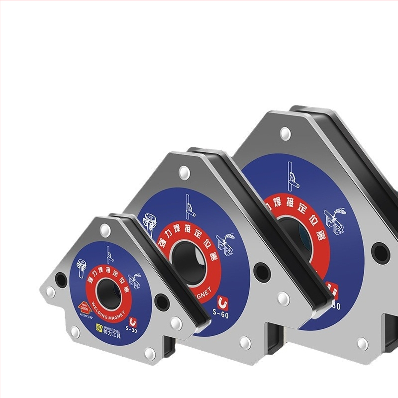 Τριγωνικός προσανατολιστής συγκόλλησης με ισχυρή μαγνητική πρόσφυση, ευθείες και κεκλιμένες γωνίες, πολυγωνική στερέωση για συγκόλληση