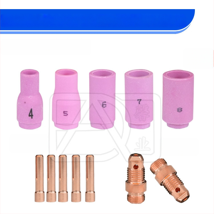 WP-17/18/26 TIG συγκόλληση τόξου με αργό – 10NS κράτημα ηλεκτροδίου, 13N πορσελάνινο στόμιο, νέος οδηγός άκρης