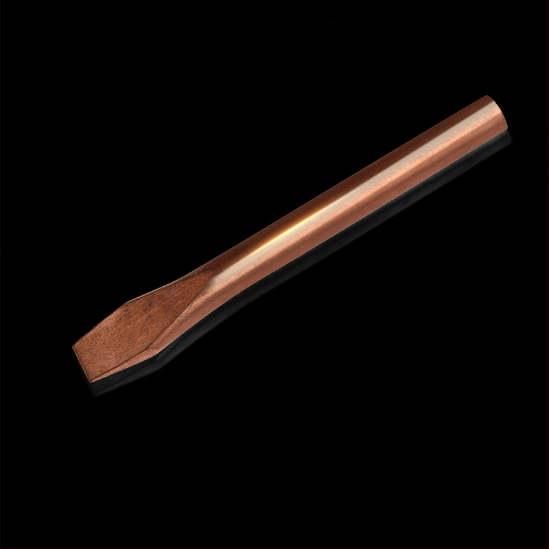 Άκρη κολλήματος από χαλκό με επίπεδη κεφαλή, για μηχανές συγκόλλησης, 350-450°C