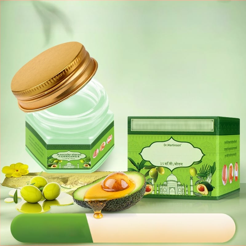 Avokado aliejaus kremas įtrūkimų odai - Dr.Martinson, tekstūra pasta, vaisinis kvapas, galiojimo laikas 2 metai, kūno priežiūros rinkinys