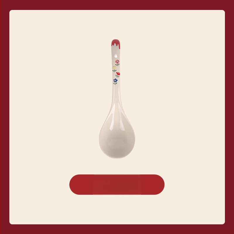 Porcelanski set za stolovanje – ojačani porcelan, pogodan za mikrovalnu pećnicu, lagani luksuzni retro stil, cvjetni uzorak, površina s glazurom u boji