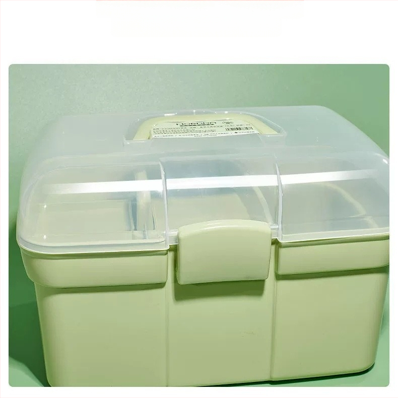 Nagu įrankių laikymo dėžutė, didelė talpa, daug lygių nešiojama dėžutė, plastikas, Fairy Jiayi prekės ženklas, 1 kg