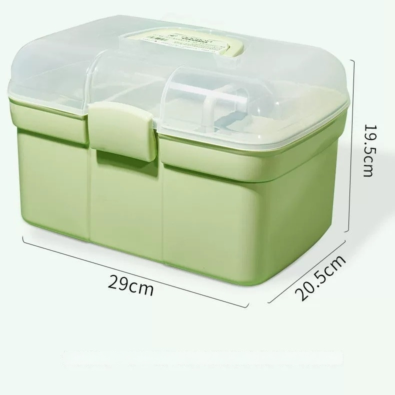 Nagu įrankių laikymo dėžutė, didelė talpa, daug lygių nešiojama dėžutė, plastikas, Fairy Jiayi prekės ženklas, 1 kg