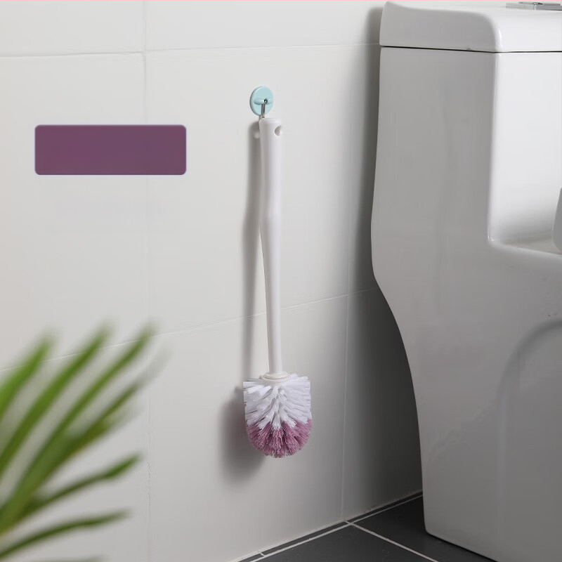 Camellia Plastična četka za WC s mekanim vlaknima, ljubičasta i bijela
