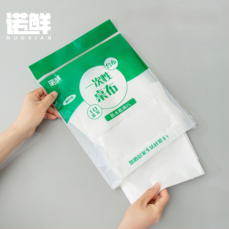 Τραπεζομάντιλο μίας χρήσης από PE πλαστικό, παχυσμένο, ποιότητας τροφίμων, τετράγωνο, για catering και δεξιώσεις