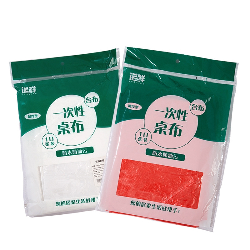 Τραπεζομάντιλο μίας χρήσης από PE πλαστικό, παχυσμένο, ποιότητας τροφίμων, τετράγωνο, για catering και δεξιώσεις