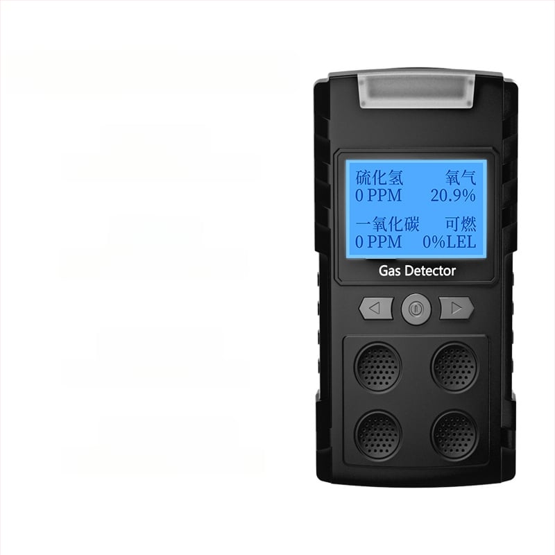 Rendkívüli mentési verzió: 4 az 1-ben gázdetektor, hordozható T-804, mérési tartomány 50, észleli gyúlékony gázokat CO CO2 H2, pontosság 30%