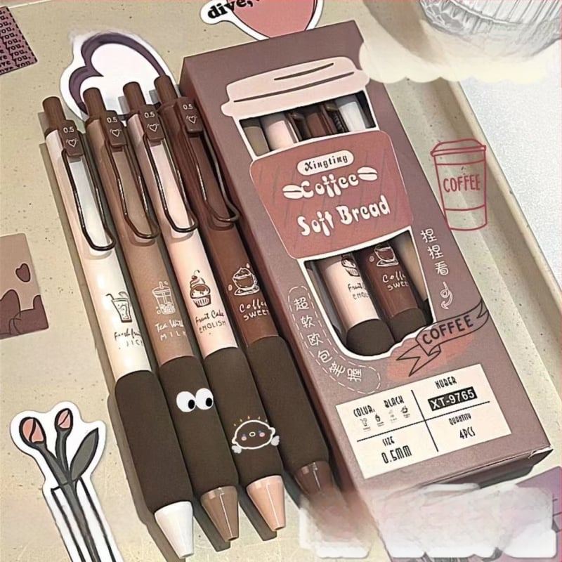 Гел писалка с европейски стил, в кутия, подвижна, с мек захват, черно мастило, волфрамов връх