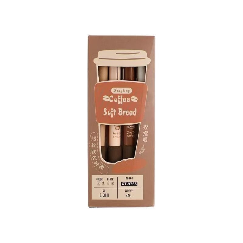 Гел писалка с европейски стил, в кутия, подвижна, с мек захват, черно мастило, волфрамов връх