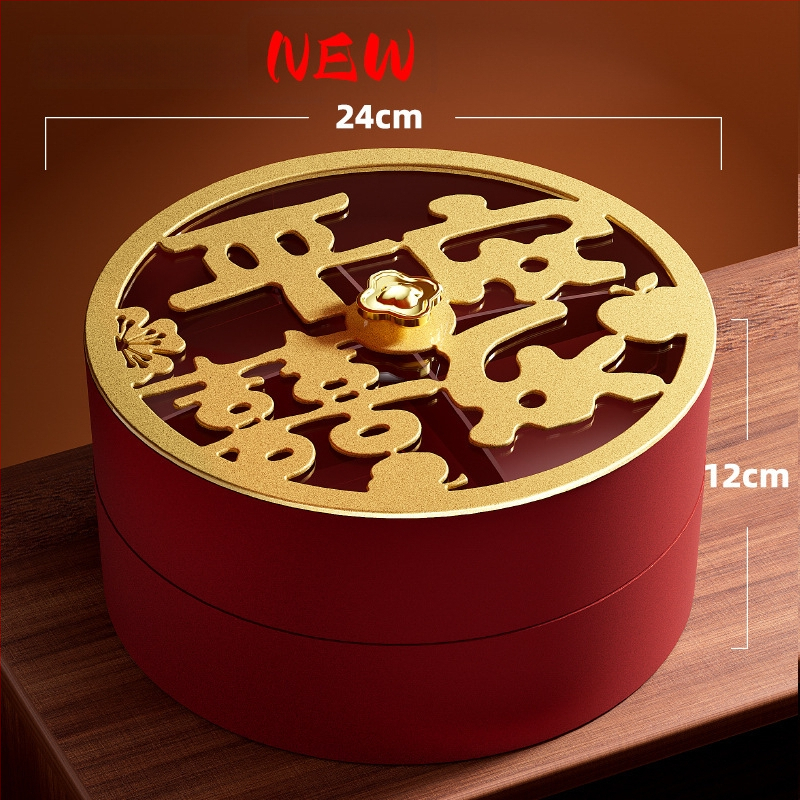 Beishan műanyag gyümölcstál fedővel, dió és aszalt gyümölcsök tárolására, 2024 megjelenés