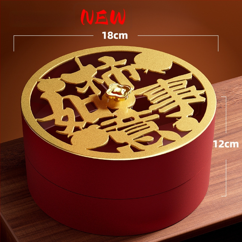 Beishan műanyag gyümölcstál fedővel, dió és aszalt gyümölcsök tárolására, 2024 megjelenés