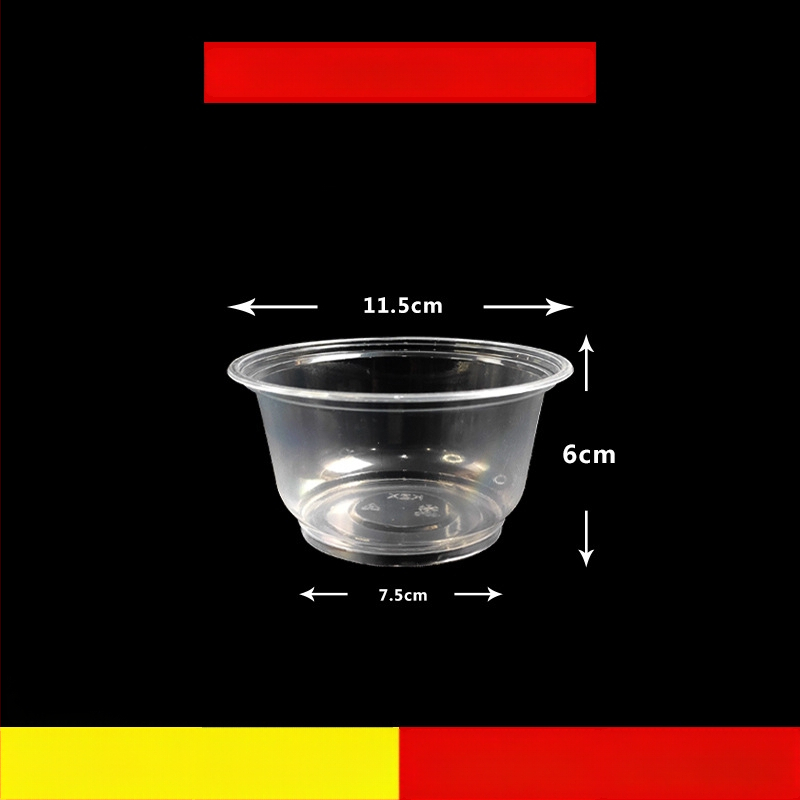 Egyszer használatos műanyag étkészlet poharakkal és kerek tálakkal, otthoni és üzleti felhasználásra; vastagabb műanyag esküvői poharak; logó nyomtatás lehetséges