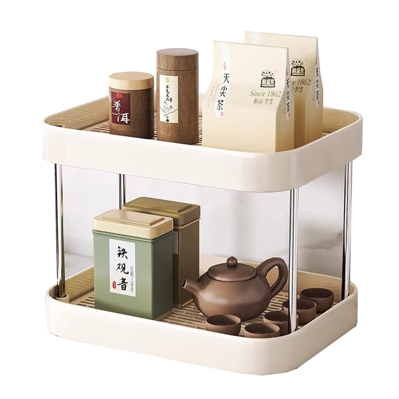 Asztali pohártartó – műanyag, minimalist stílus, tároló kávéhoz és teához