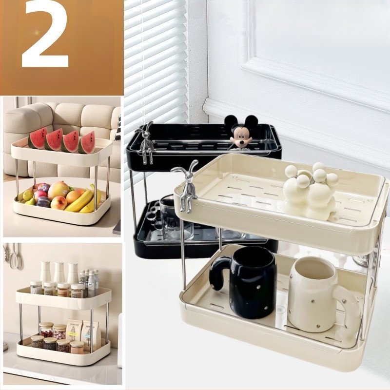 Asztali pohártartó – műanyag, minimalist stílus, tároló kávéhoz és teához