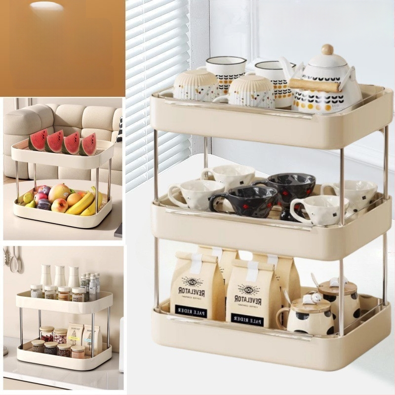 Asztali pohártartó – műanyag, minimalist stílus, tároló kávéhoz és teához