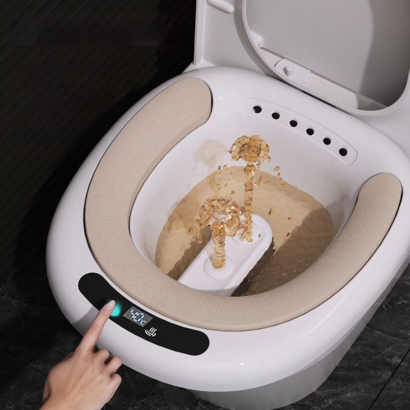 Elektromos ülőfürdő aranyérre, összecsukható kialakítás, állandó hőmérséklet, műanyag test, felnőttek számára