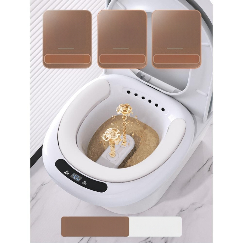 Elektromos ülőfürdő aranyérre, összecsukható kialakítás, állandó hőmérséklet, műanyag test, felnőttek számára