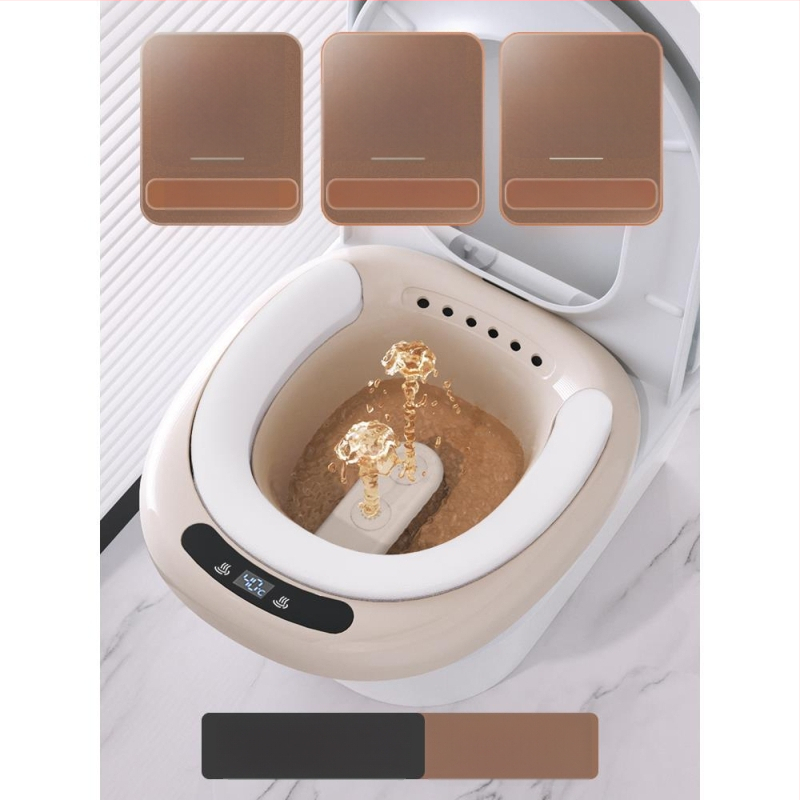 Elektromos ülőfürdő aranyérre, összecsukható kialakítás, állandó hőmérséklet, műanyag test, felnőttek számára