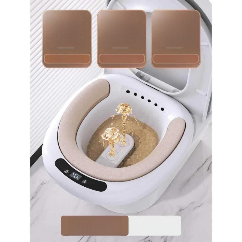 Elektromos ülőfürdő aranyérre, összecsukható kialakítás, állandó hőmérséklet, műanyag test, felnőttek számára