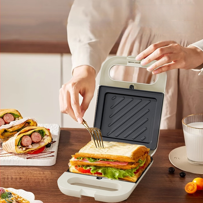 Pioneer JNG-8528 elektromos palacsinta készítő kétoldali fűtéssel, többfunkciós, 1200W, 220V, súly 2,4 kg