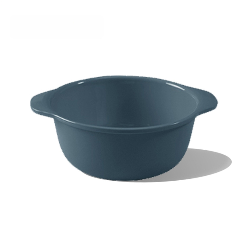 Apricot Rhyme rajzfilm-stílusú műanyag gyerek étkészlet, négy darabos készlet: tányér, tál, kanál és villa