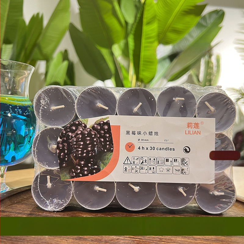 Αρωματικό κερί χωρίς καπνό, κυλινδρικού σχήματος, με ημι-χειροκίνητη και ημι-μηχανική παραγωγή, με εκτυπωμένο λογότυπο