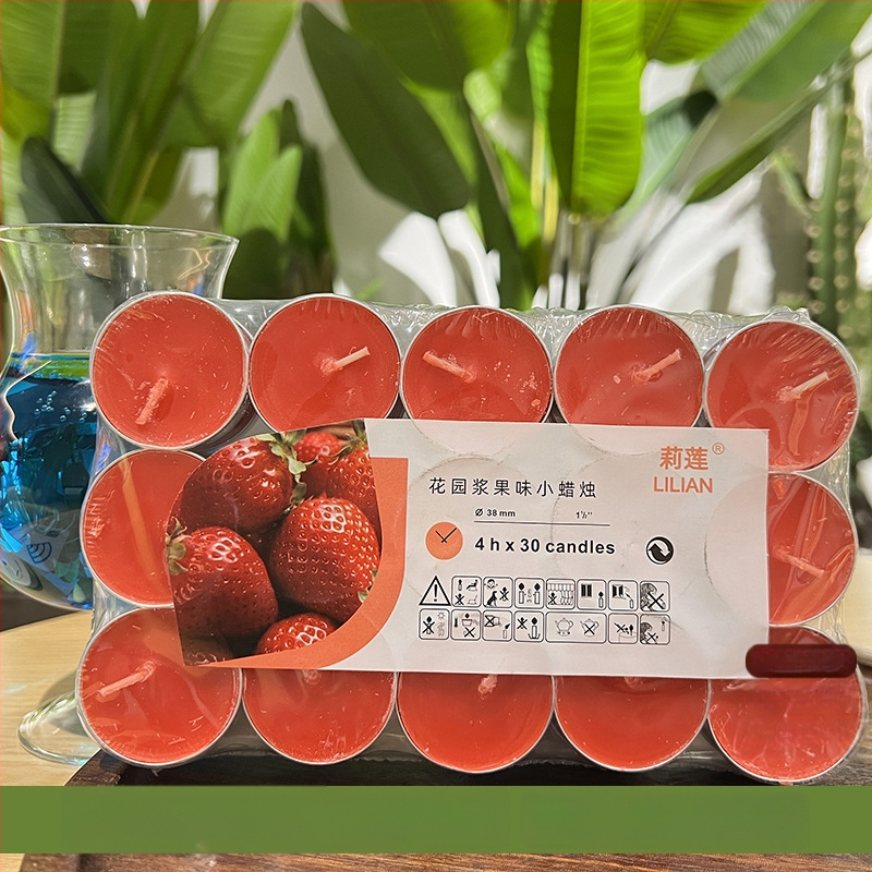 Αρωματικό κερί χωρίς καπνό, κυλινδρικού σχήματος, με ημι-χειροκίνητη και ημι-μηχανική παραγωγή, με εκτυπωμένο λογότυπο