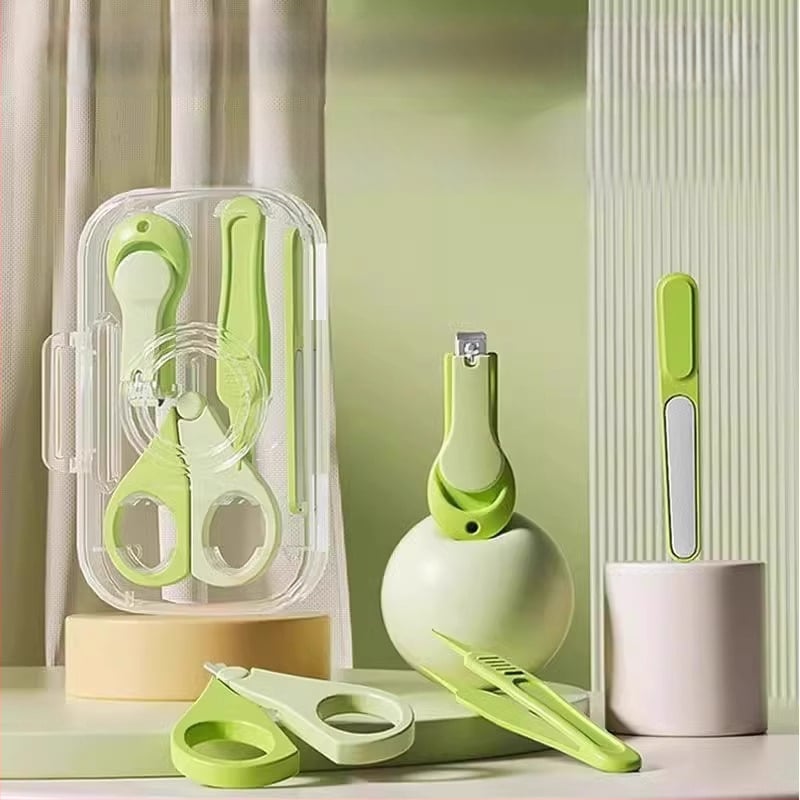 Σετ ψαλιδιών νυχιών μωρών – ανοξείδωτο ατσάλι, κεκλιμένο άνοιγμα, λαβίδα για τον αυλακωτό νύχι, ασφαλές για παιδιά, μάρκα Friendly