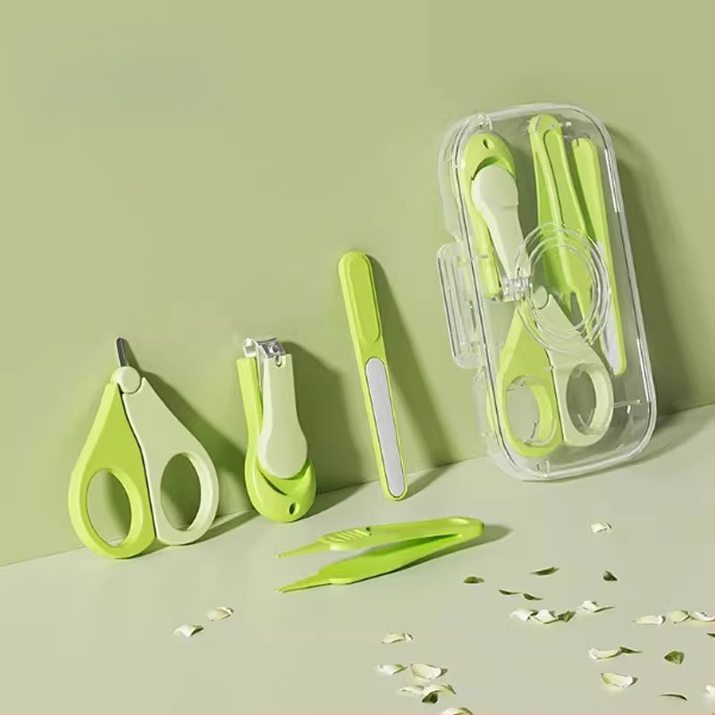 Σετ ψαλιδιών νυχιών μωρών – ανοξείδωτο ατσάλι, κεκλιμένο άνοιγμα, λαβίδα για τον αυλακωτό νύχι, ασφαλές για παιδιά, μάρκα Friendly