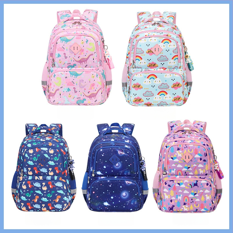 Ghiozdan Oxford pentru elevi de școală primară, respirabil, impermeabil, rezistent la uzură, cu protecție a coloanei vertebrale