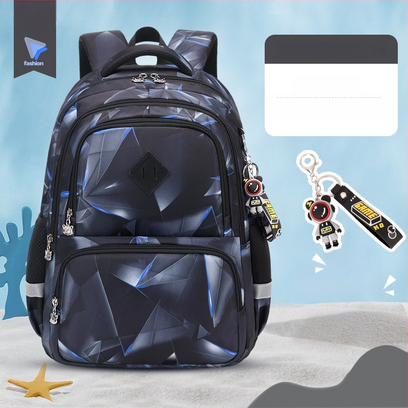 Ghiozdan Oxford pentru elevi de școală primară, respirabil, impermeabil, rezistent la uzură, cu protecție a coloanei vertebrale